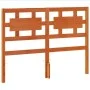 Wax brown solid pine wood bed headboard 135 cm by , Headboards and footboards - Ref: Foro24-844230, Price: 44,73 €, Discount: %