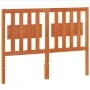 Bettkopfteil aus massivem Kiefernholz in Wachsbraun, 135 cm von , Kopf- und Fußteile - Ref: Foro24-844293, Preis: 45,63 €, Ra...
