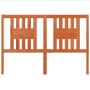 Cabecero de cama madera maciza de pino marrón cera 140 cm