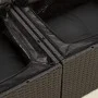 2-seater garden sofa with black synthetic rattan cushions by , Outdoor sofas - Ref: Foro24-365994, Price: 202,12 €, Discount: %