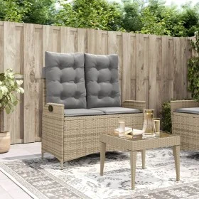 Gartensessel mit beigen Kissen aus synthetischem Rattan von , Gartenbänke - Ref: Foro24-368240, Preis: 187,51 €, Rabatt: %