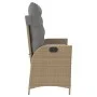 Gartensessel mit beigen Kissen aus synthetischem Rattan von , Gartenbänke - Ref: Foro24-368240, Preis: 187,51 €, Rabatt: %