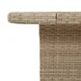 Gartentisch aus synthetischem Rattan Akazienholz beige 90x55x71 cm von , Gartentische - Ref: Foro24-368277, Preis: 134,93 €, ...
