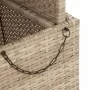 Gartentisch aus synthetischem Rattan Akazienholz beige 90x55x71 cm von , Gartentische - Ref: Foro24-368277, Preis: 134,93 €, ...