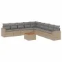 Garden sofa set with beige cushions, 10 pieces, made of synthetic rattan. by , Garden sets - Ref: Foro24-3224169, Price: 590,...