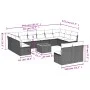 Set Gartensofas mit Kissen 13 Stück synthetisches Rattan beige von , Gartensets - Ref: Foro24-3223896, Preis: 741,73 €, Rabat...