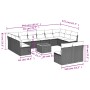 Set Gartensofas mit Kissen 13 Stück synthetisches Rattan beige von , Gartensets - Ref: Foro24-3223896, Preis: 727,79 €, Rabat...