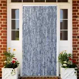 Silver chenille mosquito net curtain 90x220 cm by vidaXL, Mosquito nets for windows - Ref: Foro24-284286, Price: 61,53 €, Dis...