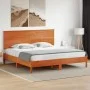 Bettkopfteil aus massivem Kiefernholz in Wachsbraun, 180 cm von , Kopf- und Fußteile - Ref: Foro24-844377, Preis: 57,60 €, Ra...