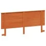 Bettkopfteil aus massivem Kiefernholz in Wachsbraun, 180 cm von , Kopf- und Fußteile - Ref: Foro24-844377, Preis: 57,60 €, Ra...