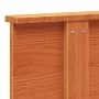 Bettkopfteil aus massivem Kiefernholz in Wachsbraun, 180 cm von , Kopf- und Fußteile - Ref: Foro24-844377, Preis: 57,60 €, Ra...