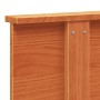 Cabecero de cama madera maciza de pino marrón cera 180 cm de , Cabeceros y pies de cama - Ref: Foro24-844377, Precio: 58,19 €...