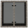 Garden table with grey PE rattan and glass surface 55x55x37 cm by , Garden tables - Ref: Foro24-366120, Price: 54,95 €, Disco...