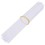 Panel de valla de PVC crema 35x0,19 m