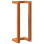 Solid waxed brown pine wood towel rack 23x18x60 cm by , Towel racks - Ref: Foro24-844473, Price: 21,24 €, Discount: %