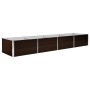 Braunes Blumenbeet aus verzinktem Stahl, 320 x 80 x 45 cm von vidaXL, Töpfe und Pflanzgefäße - Ref: Foro24-45716, Preis: 73,5...