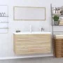 3-teiliges Badezimmermöbel-Set aus Sonoma-Eiche von , Badezimmermöbel - Ref: Foro24-3152850, Preis: 238,76 €, Rabatt: %