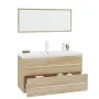 3-teiliges Badezimmermöbel-Set aus Sonoma-Eiche von , Badezimmermöbel - Ref: Foro24-3152850, Preis: 238,76 €, Rabatt: %