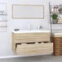 Sonoma Oak 3-Piece Bathroom Furniture Set by , Bathroom furniture - Ref: Foro24-3152850, Price: 246,74 €, Discount: %