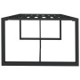 Anthracite gray aluminum garden dining table 120x60x66cm by , Garden tables - Ref: Foro24-318312, Price: 137,90 €, Discount: %
