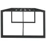 Anthrazitgrauer Garten-Esstisch aus Aluminium, 120 x 60 x 66 cm von , Gartentische - Ref: Foro24-318312, Preis: 130,96 €, Rab...