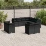 11-piece garden sofa set and black synthetic rattan cushions by , Garden sets - Ref: Foro24-3250344, Price: 810,94 €, Discoun...