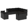 11-piece garden sofa set and black synthetic rattan cushions by , Garden sets - Ref: Foro24-3250344, Price: 841,93 €, Discoun...