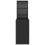 Mesa alta de bar con armario negra 115x59x200 cm de , Mesas de cocina y de comedor - Ref: Foro24-280228, Precio: 163,97 €, De...