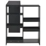 Bar table with mobile shelf black 138x39x110 cm by , Kitchen and dining tables - Ref: Foro24-280223, Price: 126,03 €, Discoun...