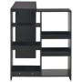 Bartisch mit mobiler Ablage schwarz 138x39x110 cm von , Küchen- und Esstische - Ref: Foro24-280223, Preis: 138,23 €, Rabatt: %