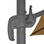 Garden umbrella with portable taupe base by vidaXL, Umbrellas - Ref: Foro24-276349, Price: 427,98 €, Discount: %