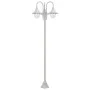 Farolas de jardín con 3 luces aluminio blanca E27 220 cm de , Iluminación de exterior - Ref: Foro24-44206, Precio: 148,29 €, ...