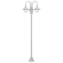 Gartenlaternen mit 3 Lichtern weißes Aluminium E27 220 cm von , Außenbeleuchtung - Ref: Foro24-44206, Preis: 151,21 €, Rabatt: %