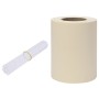 Panel de valla de PVC crema 70x0,19 m