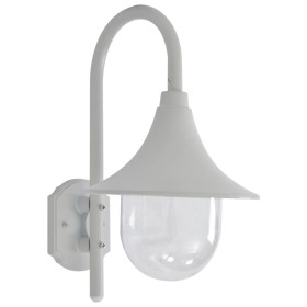 Lámpara de pared de jardín aluminio blanca E27 42 cm de , Iluminación de exterior - Ref: Foro24-44212, Precio: 54,16 €, Descu...