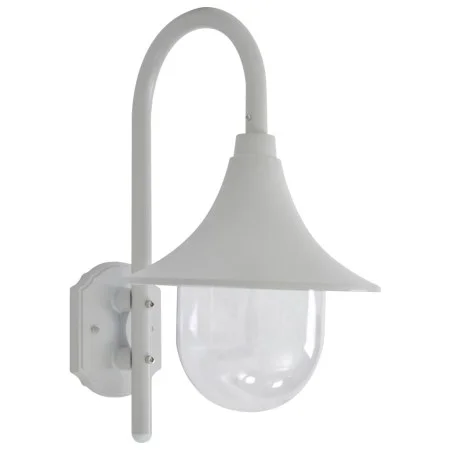 Garten-Wandleuchte aus weißem Aluminium E27 42 cm von , Außenbeleuchtung - Ref: Foro24-44212, Preis: 52,89 €, Rabatt: %