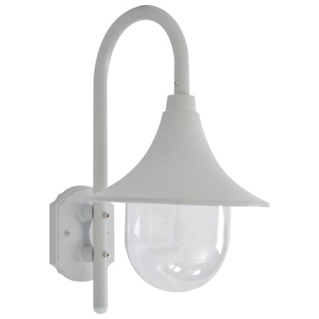 Lámpara de pared de jardín aluminio blanca E27 42 cm de , Iluminación de exterior - Ref: Foro24-44212, Precio: 54,16 €, Descu...