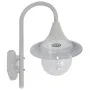 Garten-Wandleuchte aus weißem Aluminium E27 42 cm von , Außenbeleuchtung - Ref: Foro24-44212, Preis: 52,89 €, Rabatt: %