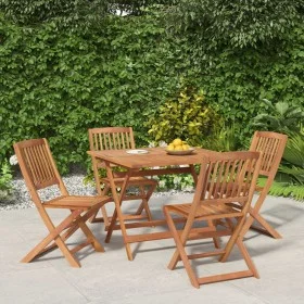 5-teiliges Garten-Esszimmerset aus massivem Akazienholz von , Gartensets - Ref: Foro24-3152900, Preis: 256,53 €, Rabatt: %