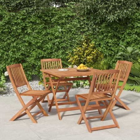 5-piece solid acacia wood garden dining set by , Garden sets - Ref: Foro24-3152900, Price: 306,03 €, Discount: %