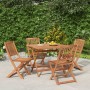 5-piece solid acacia wood garden dining set by , Garden sets - Ref: Foro24-3152900, Price: 306,03 €, Discount: %