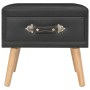 Mesita de noche negro 40x35x40 cm cuero sintético de vidaXL, Mesitas de noche - Ref: Foro24-247537, Precio: 53,89 €