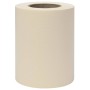 Panel de valla de PVC crema 70x0,19 m