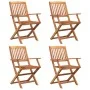 Garden dining set 5 pieces solid acacia wood by , Garden sets - Ref: Foro24-3152899, Price: 327,84 €, Discount: %