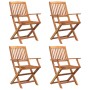 Garten-Essgruppe 5-teilig aus massivem Akazienholz von , Gartensets - Ref: Foro24-3152899, Preis: 320,24 €, Rabatt: %