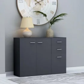 Graues Sperrholz-Sideboard 105x30x75 cm von , Sideboards - Ref: Foro24-800695, Preis: 110,30 €, Rabatt: %