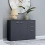 Graues Sperrholz-Sideboard 105x30x75 cm von , Sideboards - Ref: Foro24-800695, Preis: 110,26 €, Rabatt: %