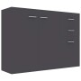 Aparador de madera contrachapada gris 105x30x75 cm de , Aparadores - Ref: Foro24-800695, Precio: 115,70 €, Descuento: %