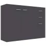 Aparador de madera contrachapada gris 105x30x75 cm de , Aparadores - Ref: Foro24-800695, Precio: 110,26 €, Descuento: %