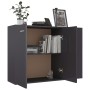 Aparador de madera contrachapada gris 105x30x75 cm de , Aparadores - Ref: Foro24-800695, Precio: 115,70 €, Descuento: %